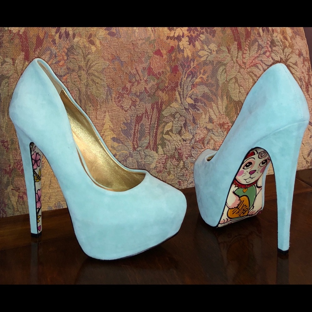 Taylor Says Calico High heel platform pump